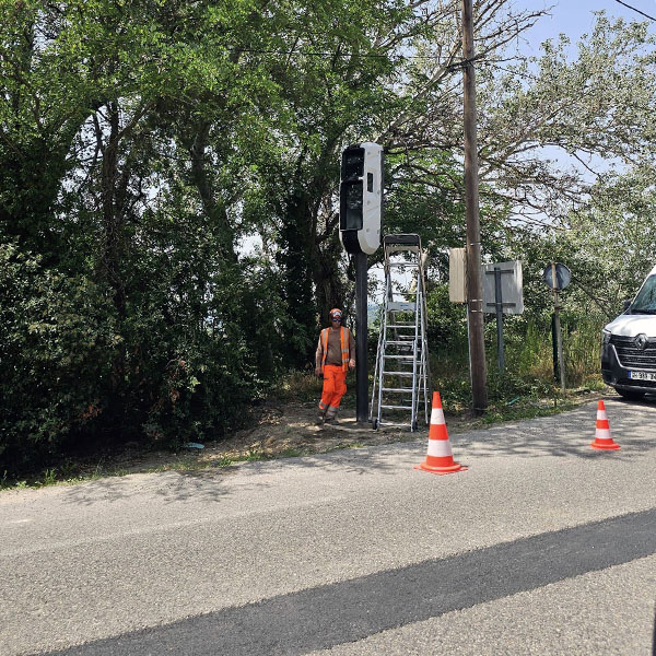 Photo du radar automatique de Aix-en-Provence (D7n)