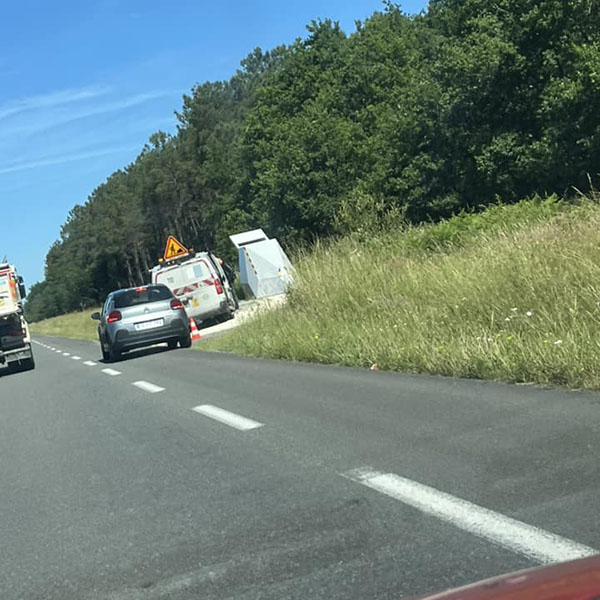 Photo du radar automatique de Saint-Aubin-de-Mdoc (D1215)