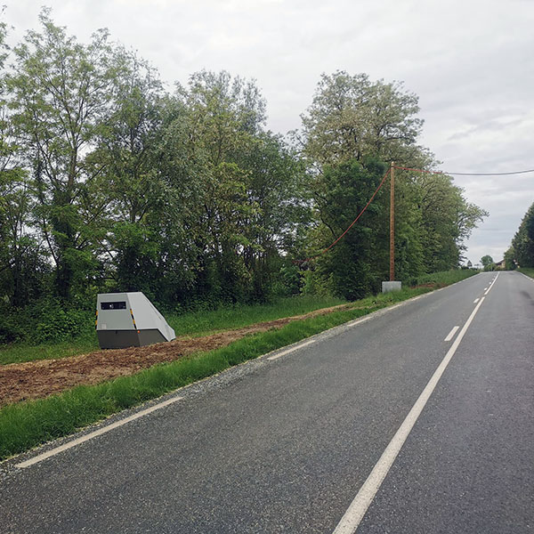 Photo du radar automatique de Lent (D22)