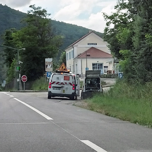 Photo du radar automatique de Saillans (D93)