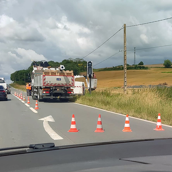 Photo 1 du radar automatique de Bazoches-et-Saint-Thibaut